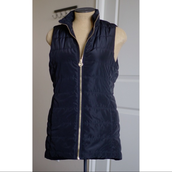 Michael Kors Jackets & Blazers - SOLD Michael Kors Long Black Puffer Vest